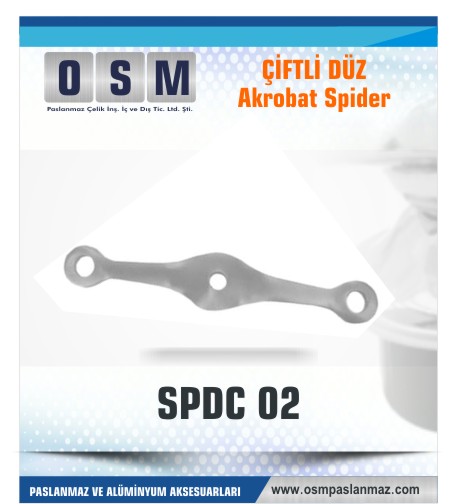 2 li düz spider cam tutucu SPDC-02