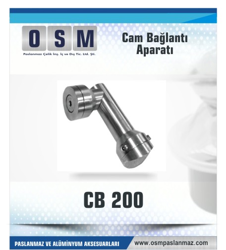 PASLANMAZ CAM BAĞLANTI APARATI CB 200