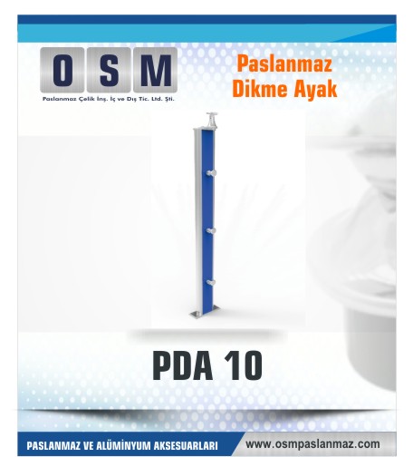 PASLANMAZ DİKME AYAK PDA 010