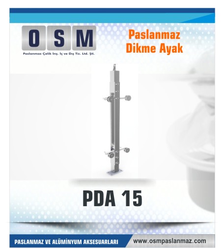 PASLANMAZ DİKME AYAK PDA 015