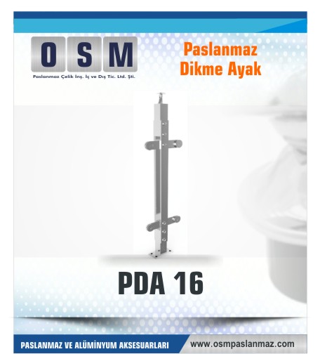 PASLANMAZ DİKME AYAK PDA 016