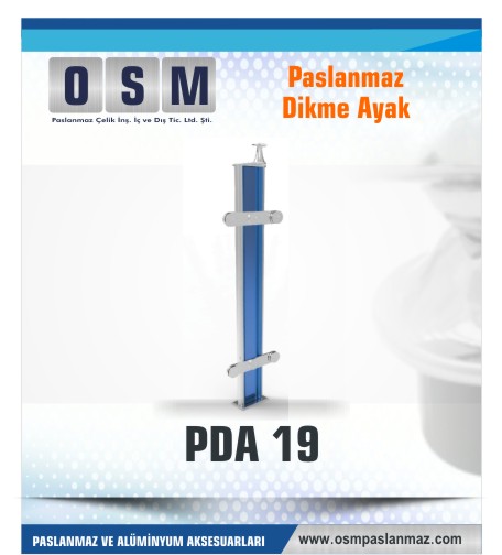 PASLANMAZ DİKME AYAK PDA 019