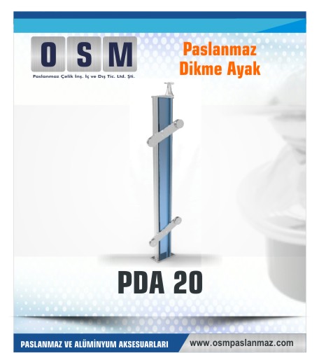 PASLANMAZ DİKME AYAK PDA 020