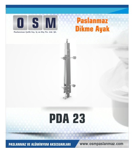PASLANMAZ DİKME AYAK PDA 023