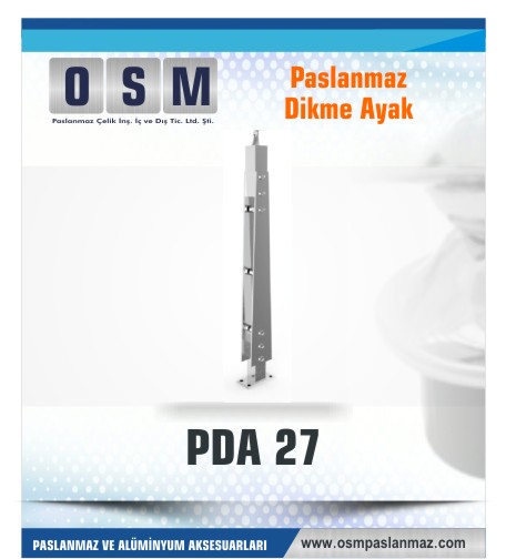 PASLANMAZ DİKME AYAK PDA 027