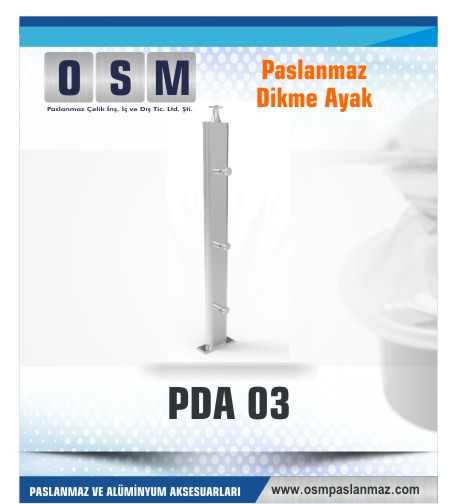 PASLANMAZ DİKME AYAK PDA 03