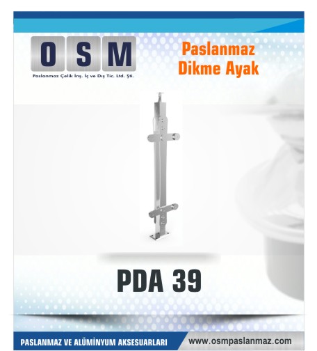 PASLANMAZ DİKME AYAK PDA 039
