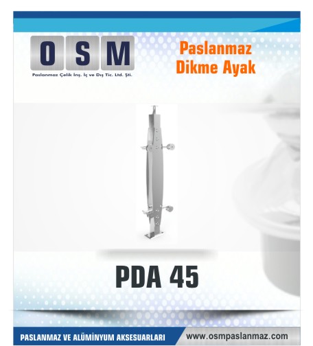 PASLANMAZ DİKME AYAK PDA 045