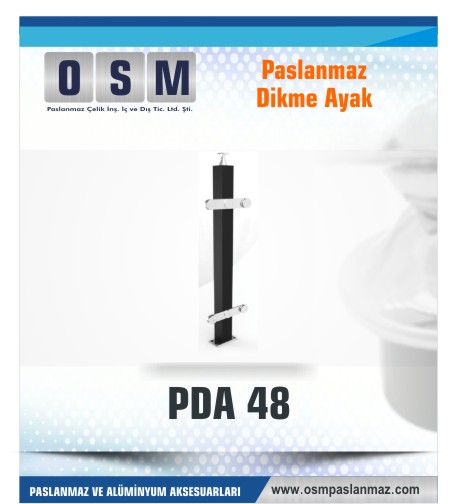 PASLANMAZ DİKME AYAK PDA 048