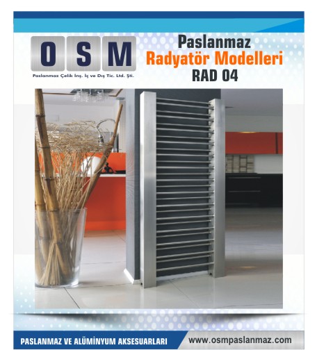 PASLANMAZ RADYATÖR MODELİ RAD 05